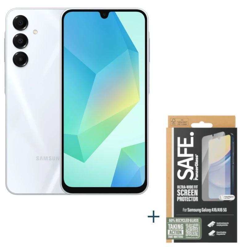 Smartphone Samsung Galaxy A16 128gb 4gb Gray+ Protector Safe