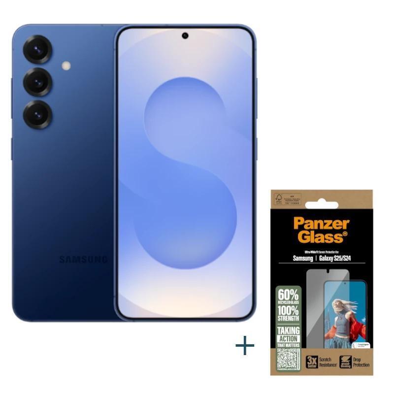 Smartphone  Samsung Galaxy S25 256gb 12gb Marino+Prot Panzergl