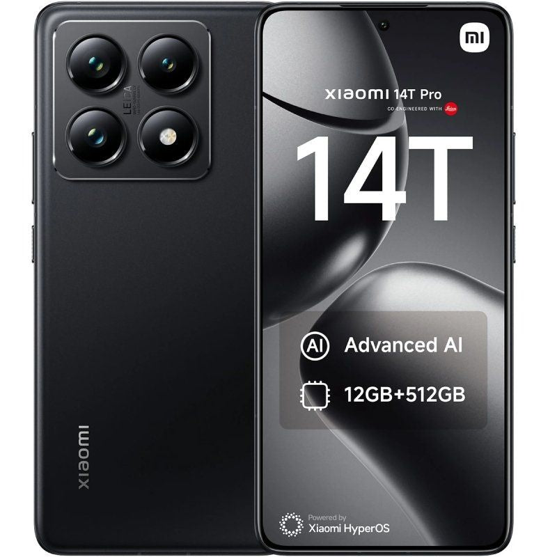 Smartphone Xiaomi 14t Pro 12gb 256gb 6.67' 5g Negro Titanio