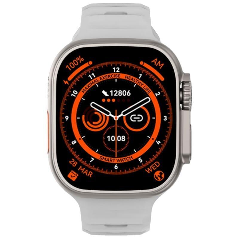 Smartwatch Dt No.1 Dt8 Ultra Plata