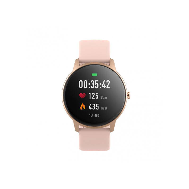 Smartwatch Forever Forevive 2 Slim Sb-325 Notificaciones Frecuencia Cardíaca Rosa Oro