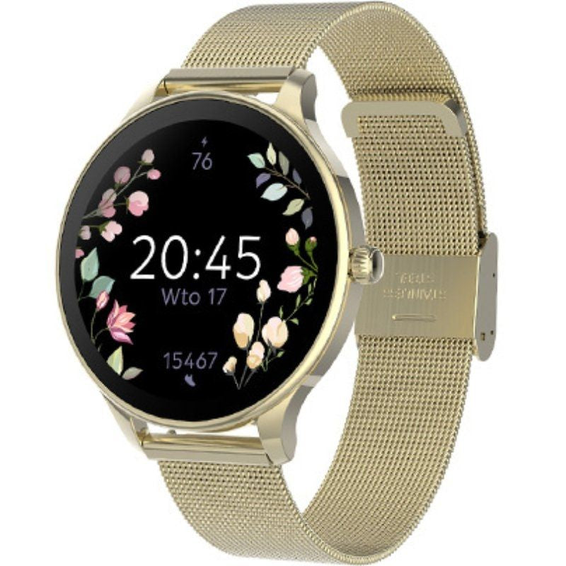 Smartwatch Forever Velora Sb-306 Notificaciones Frecuencia Cardíaca Oro