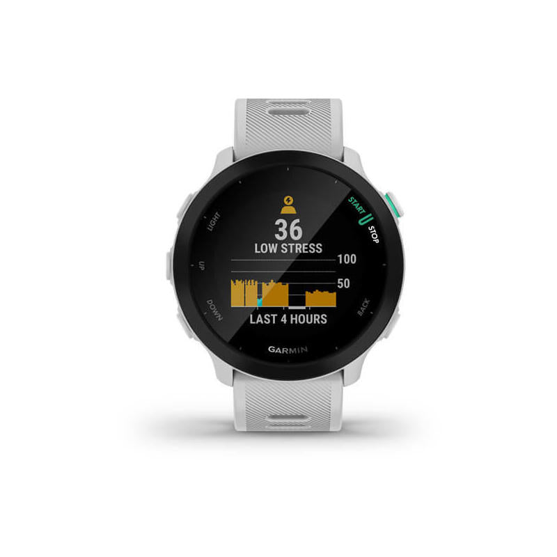Smartwatch Garmin Forerunner 55/ Notificaciones/ Frecuencia Cardíaca/ Gps/ Blanco
