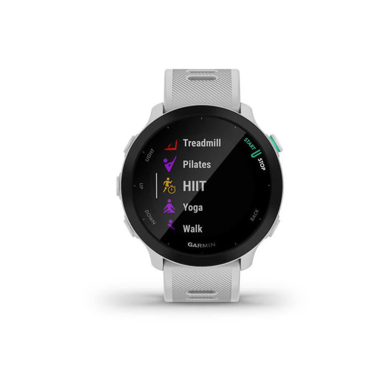 Smartwatch Garmin Forerunner 55/ Notificaciones/ Frecuencia Cardíaca/ Gps/ Blanco