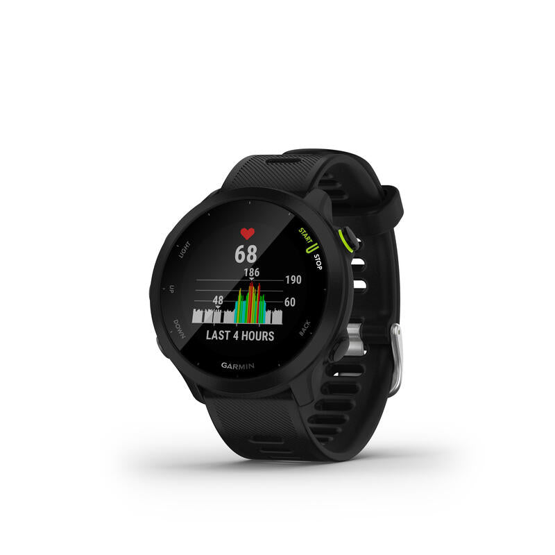 Smartwatch Garmin Forerunner 55/ Notificaciones/ Frecuencia Cardíaca/ Gps/ Negro