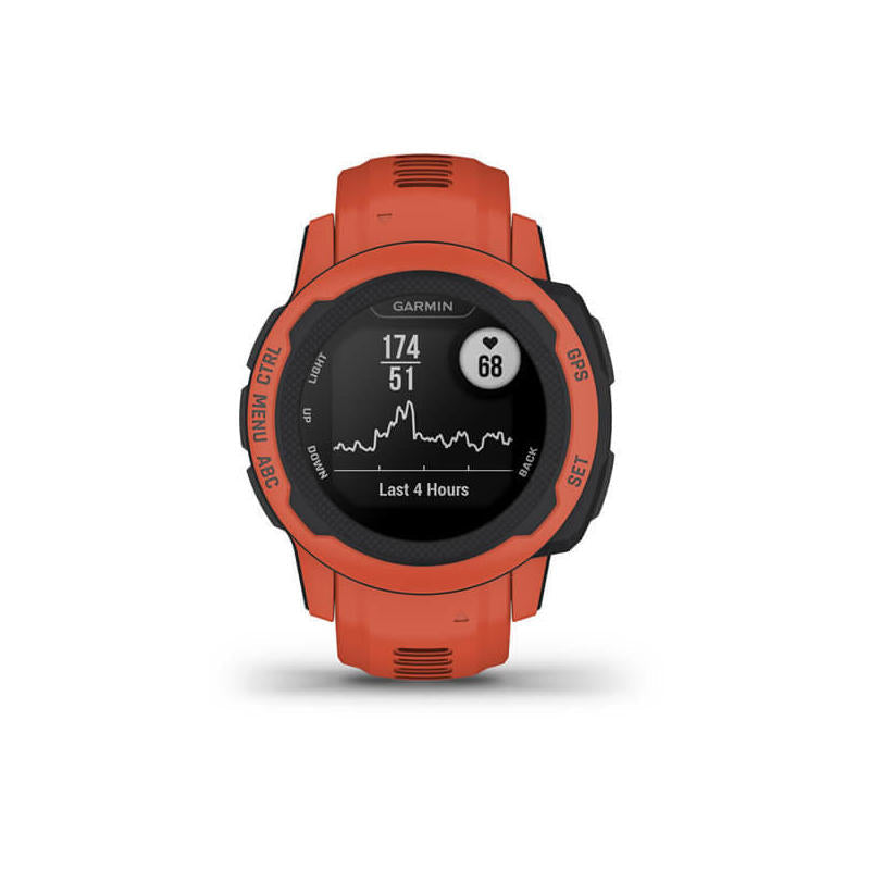 Smartwatch Garmin Instinct 2s Z Czujnikiem TäTna Hrm Elevate (Makowy / Makowy Pasek)