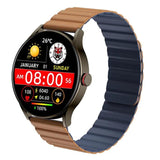 Smartwatch Imiki Tg1 Brazowy Android Ios Dotyk Amoled