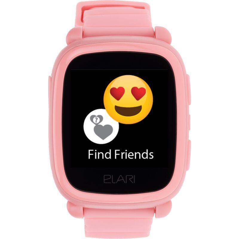 Smartwatch Infantil Elari Kidphone 2g Talla Infantil 1.4" Táctil Ips Usb C Botón Sos Función Zonas Seguras 450 Mah Rosa