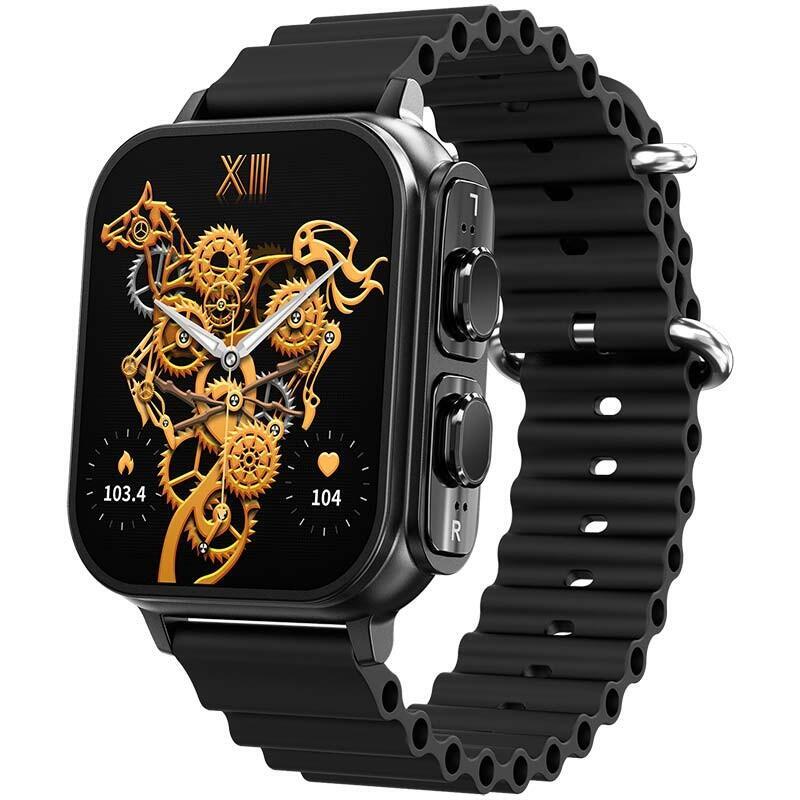 Smartwatch Lemfo N22 Negro  Con Auriculares Tws