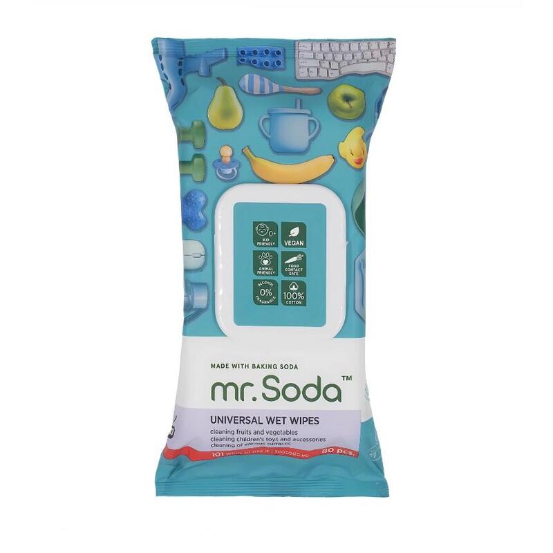 Soda Mr. Soda Wet Wipes Universal 80 Pcs