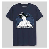 Son Goku Adulto Talla M Camiseta Azul Chico Dragon Ball