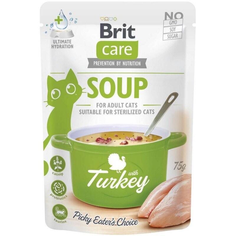 Sopa Para Gato Brit Care Soup Turkey  75g