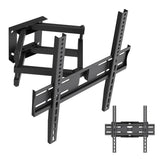 Soporte  Colgador Para Tv Maclean, Vesa Máx. 400x400, 32-70", Hasta 40 Kg, Negro, Ajuste De Inclinación +12°~-12° Y Giro +60°~-60°, Mc-192