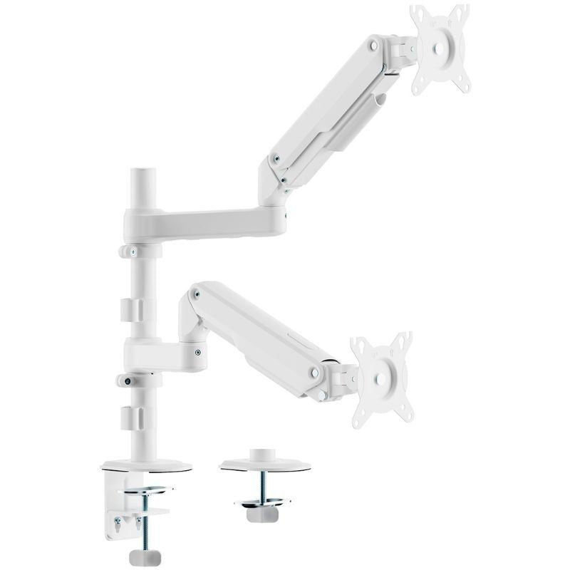 Soporte De Mesa Con Contrapeso Para 2 Monitores Aisens Dt32tsr-441 Giratorio Inclinable Hasta 9kg