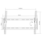 Soporte De Pared Para Tv Maclean Mc-605 Inclinación De Pared - 70 Máx.35 Kg