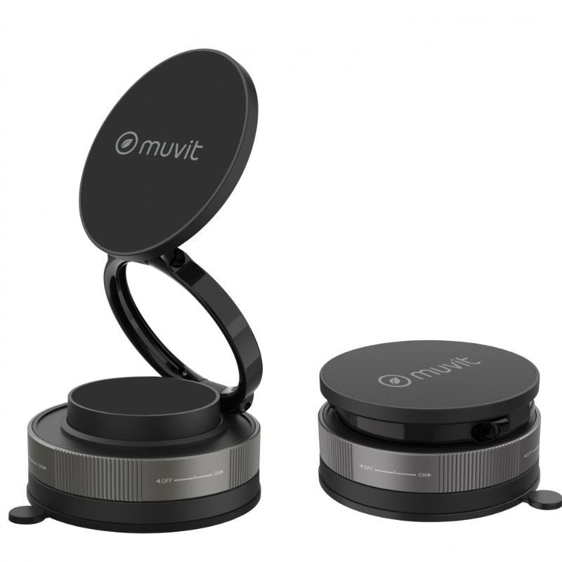 Soporte De Smartphone Para Coche Muvit For Change Mcchl0035 Negro