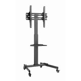 Soporte De Suelo Gembird Tvs-55t-01  Para Tv Con Ruedas (Inclinable), 32" - 55", Negro