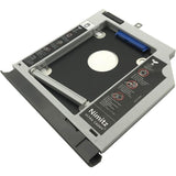 Soporte Grabadora Ultracaddy 2º Hdd / Ssd Caddy Para Lenovo Ideapad 320 330 520 Con Placa Frontal Gris