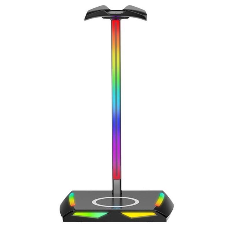 Soporte Para Auriculares New Bee Nb-Z12 Rgb Negro