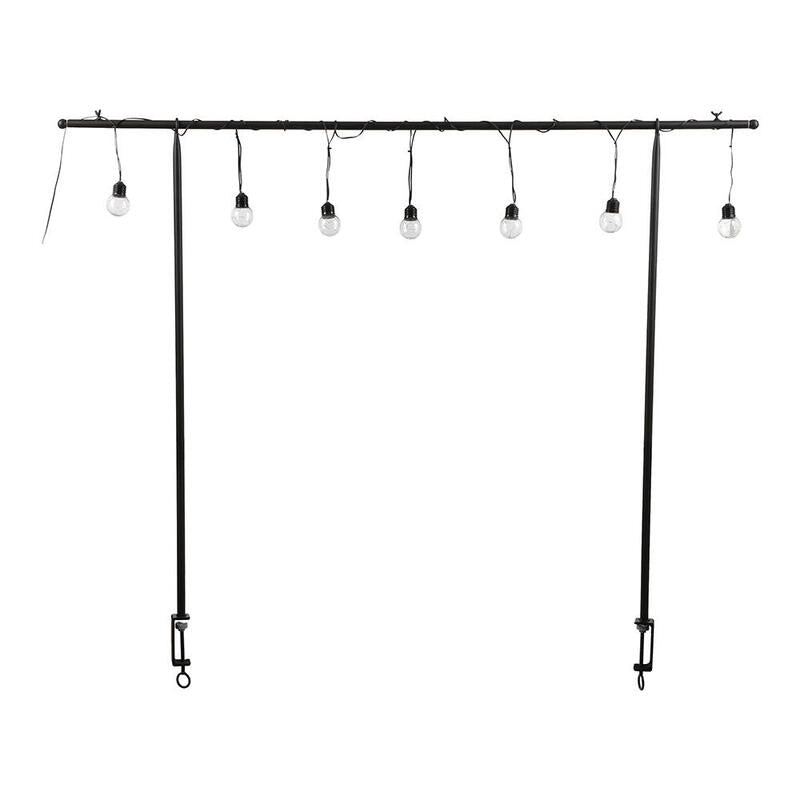 Soporte Para Mesa De Exterior Con 10 Bombillas Led Luz Blanca Ip44