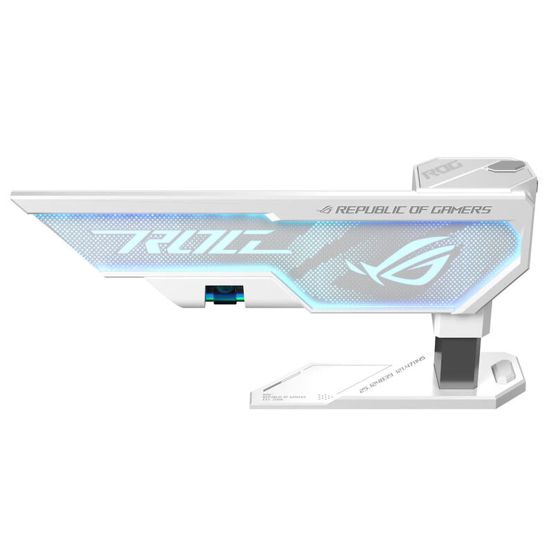 Soporte Para Tarjeta Gráfica Asus Rog Herculx Blanco, Aura Sync, Incl. Nivel De Burbuja 90da0023-B09000