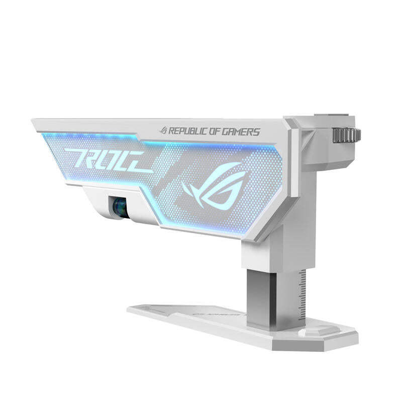 Soporte Para Tarjeta Gráfica Asus Rog Herculx Blanco, Aura Sync, Incl. Nivel De Burbuja 90da0023-B09000