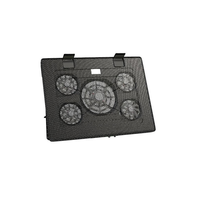 Soporte Refrigerante Mars Gaming Mnbc2 Para Portátiles Hasta 17.3' Iluminación Led