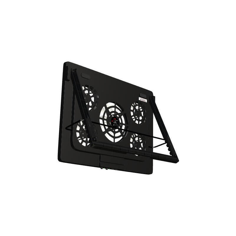 Soporte Refrigerante Mars Gaming Mnbc2 Para Portátiles Hasta 17.3' Iluminación Led