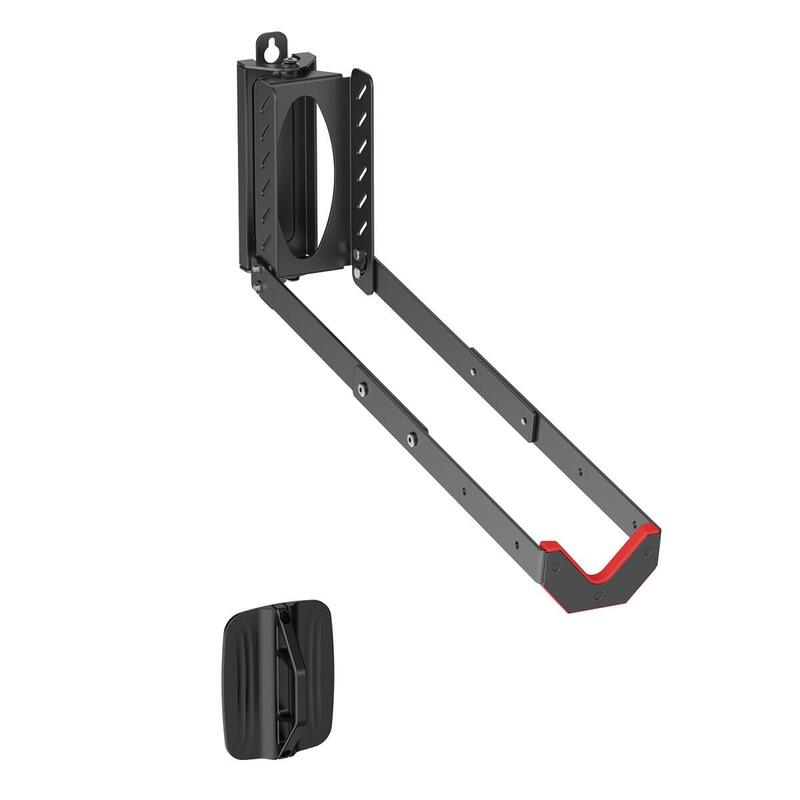 Soporte Rowerowy De Pared 35 Kg Max, Mc-498 Negro, Acero