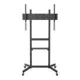 Soporte  Techly 623264 De Suelo Con Estante Para Tv Lcd/Led/Plasma 55-100", Negro