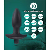 Spear Plug Anal Con Vibracion Usb Silicona