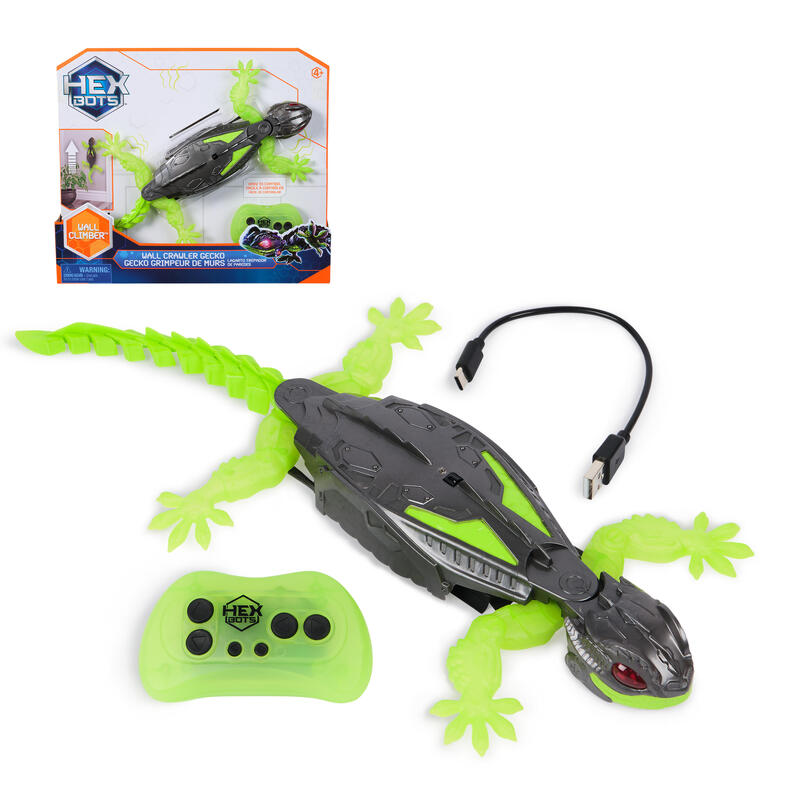 Spin Master Hex Bots - Wall Crawler Gecko, Figura Del Juego 6070281