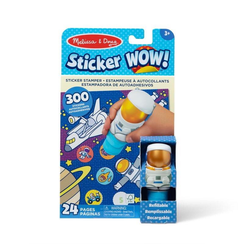 Spinmaster Spin Master Sticker Wow! Astronaut Sticker-Stempelset 6075126
