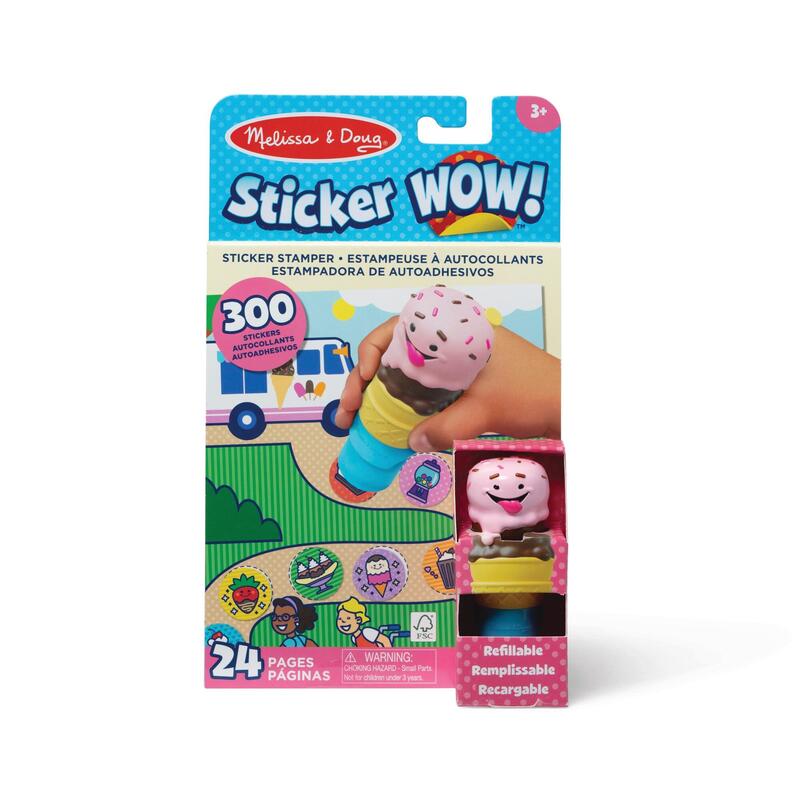 Spinmaster Spin Master Sticker Wow! Eiscreme Sticker-Stempelset 6075131