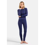 Spodnie Odlo Bl Bottom Long Active Warm Roz. S Azul