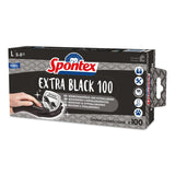 Spontex Einmalhandschuhe Extra Black 100 De Vinyl Gr. L