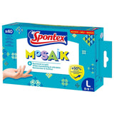 Spontex Einmalhandschuhe Mosaik 40er Pack Gr. 8
