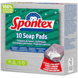 Spontex Estropajo Jabonoso De Acero Aleado, 10 Unidad Por Paquete