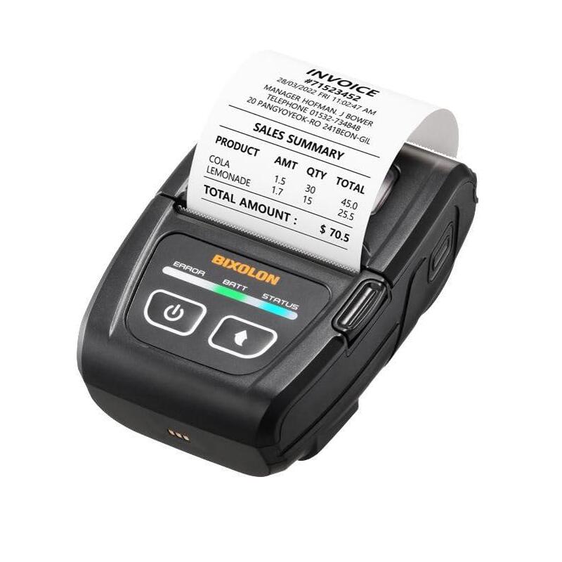 Spp-C200 2-In Mobile Receipt Prprnt Up To 80 Mm/Sec 203 Dpi 3000mah