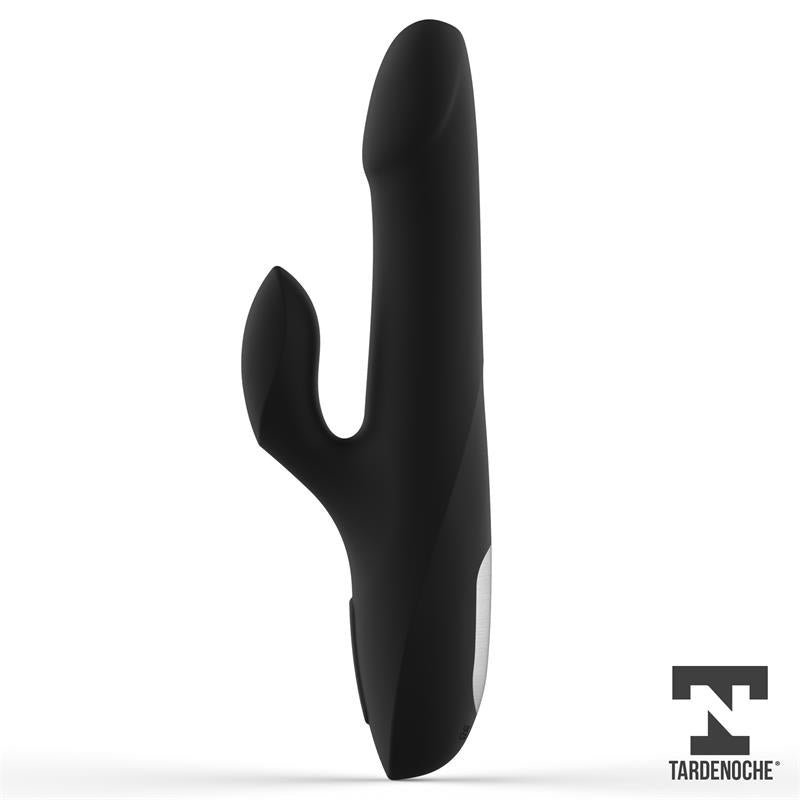 Squidy Vibrador Com Función De Movimiento Y Bolas Rotadoras Usb Silicona