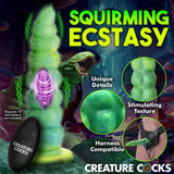 Squirmer Dildo Con Thrusting Y Vibración Control Remoto Silicona