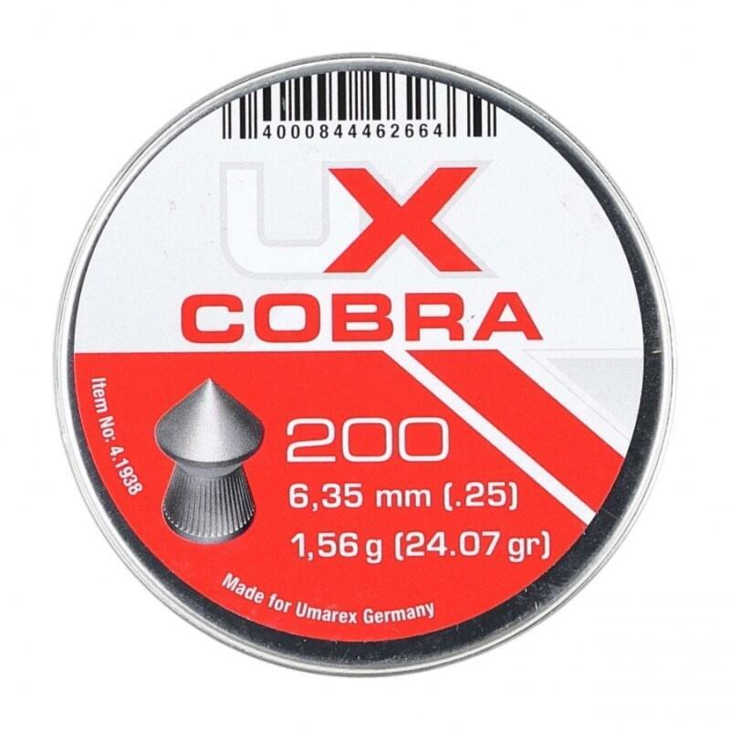 Srut 6,35 Umarex Cobra Pointed Ribbed 200 Szt.