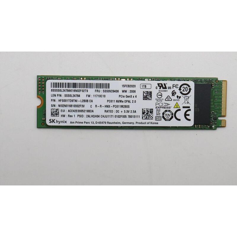 1tb M.2 Pcie Nvme Solid-State  Drive