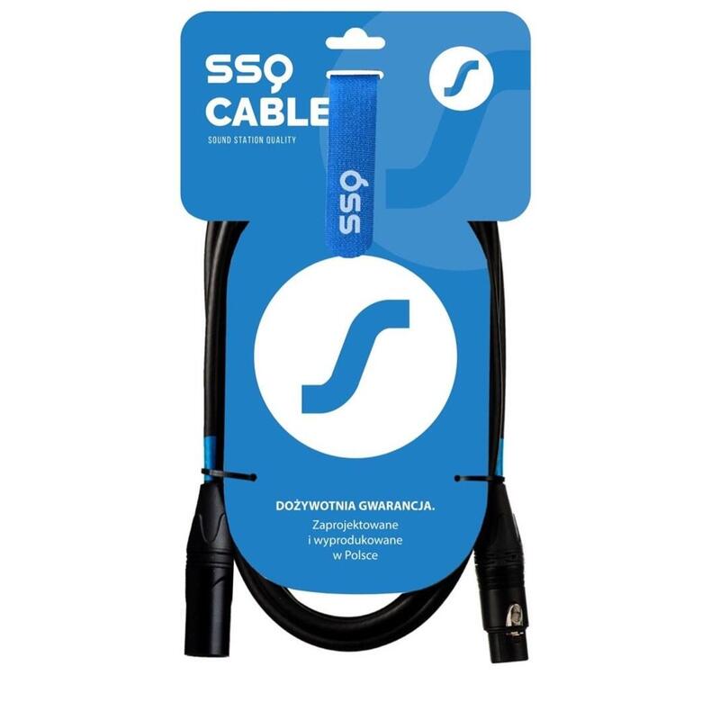 Ssq Dmx5 Ss-1841 Cable Xlr Macho - Xlr Hembra 5 M Negro