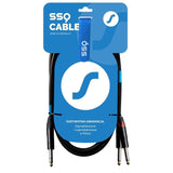 Ssq Jsjm2 Ss-1453 Cable Jack Stereo - 2x Jack Mono 2 M Negro