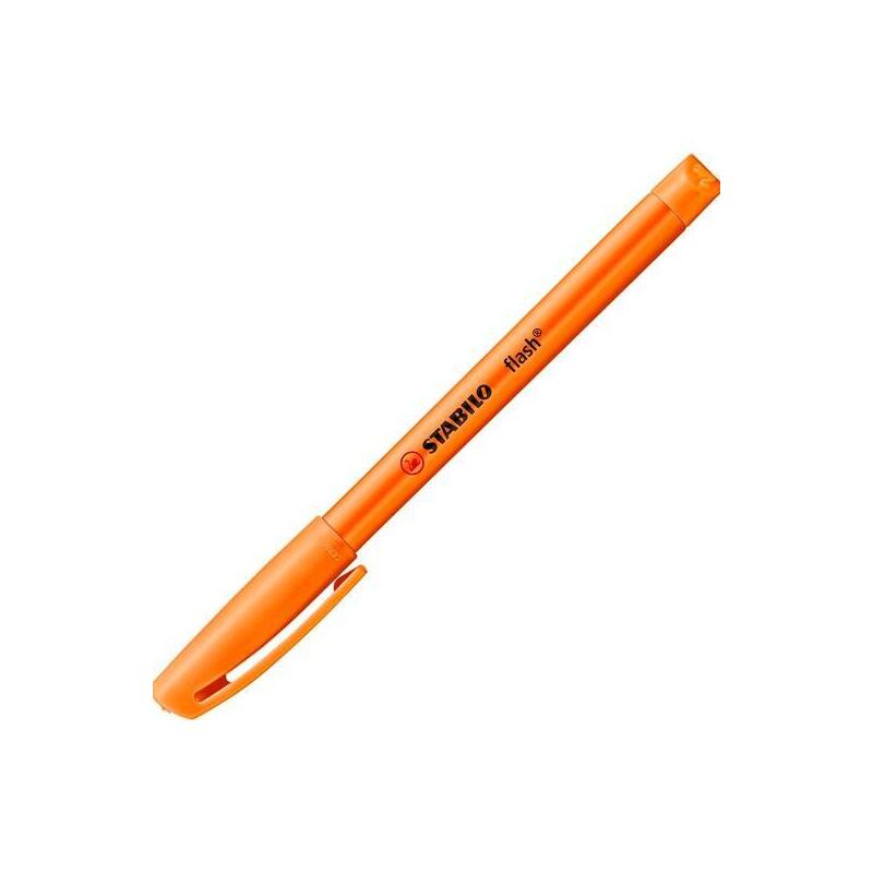 Stabilo Marcador Fluorescente Flash Naranja Caja 10 Ud