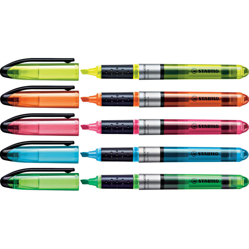 Stabilo Navigator Marcador Fluorescente Rosa -10u-