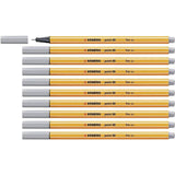 Stabilo Point 88 Rotulador Gris Medio -10u-