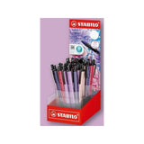 Stabilo Pointball Naturecolors Wildflower Expositor Con 38 Boligrafos Retractiles - Trazo 0.5mm - Hechos Con 87%