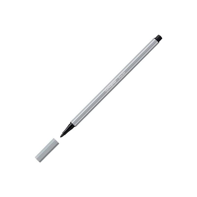 Stabilo Rotulador Pen 68 Gris Medio Caja 10 Ud
